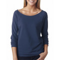 Ladies' French Terry 3/4-Sleeve Raglan