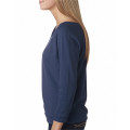 Ladies' French Terry 3/4-Sleeve Raglan