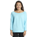 Ladies' French Terry 3/4-Sleeve Raglan