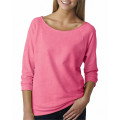 Ladies' French Terry 3/4-Sleeve Raglan
