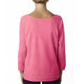 Ladies' French Terry 3/4-Sleeve Raglan