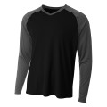 A4 Men's Long Sleeve Strike Raglan T-Shirt