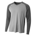 A4 Men's Long Sleeve Strike Raglan T-Shirt