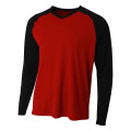 A4 Men's Long Sleeve Strike Raglan T-Shirt