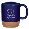 14 Oz. Cork Base Ceramic Mug