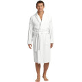 Port Authority Checkered Terry Shawl Collar Robe.