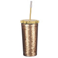 24 Oz. Sequin Tumbler with Park Avenue Straw