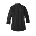 Port Authority Women's 3/4-Sleeve SuperPro Twill Shirt.