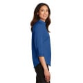 Port Authority Women's 3/4-Sleeve SuperPro Twill Shirt.