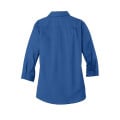 Port Authority Women's 3/4-Sleeve SuperPro Twill Shirt.