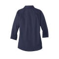 Port Authority Women's 3/4-Sleeve SuperPro Twill Shirt.