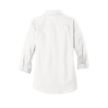 Port Authority Women's 3/4-Sleeve SuperPro Twill Shirt.