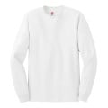 Hanes - Authentic 100% Cotton Long Sleeve T-Shirt.