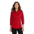 Port Authority Women's 3/4-Sleeve Easy Care Shirt.