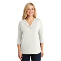 Port Authority Women's Concept 3/4-Sleeve Soft Split Neck...