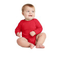 Rabbit Skins Infant Long Sleeve Baby Rib Bodysuit.