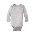 Rabbit Skins Infant Long Sleeve Baby Rib Bodysuit.