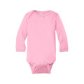 Rabbit Skins Infant Long Sleeve Baby Rib Bodysuit.