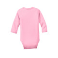 Rabbit Skins Infant Long Sleeve Baby Rib Bodysuit.