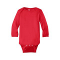 Rabbit Skins Infant Long Sleeve Baby Rib Bodysuit.