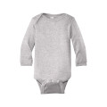 Rabbit Skins Infant Long Sleeve Baby Rib Bodysuit.