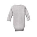 Rabbit Skins Infant Long Sleeve Baby Rib Bodysuit.