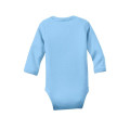 Rabbit Skins Infant Long Sleeve Baby Rib Bodysuit.