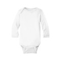 Rabbit Skins Infant Long Sleeve Baby Rib Bodysuit.
