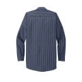 Red Kap Long Sleeve Striped Industrial Work Shirt.