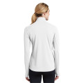Sport-Tek Women's Sport-Wick Textured 1/4-Zip Pullover.