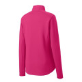 Sport-Tek Women's Sport-Wick Textured 1/4-Zip Pullover.