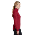 Sport-Tek Women's Sport-Wick Textured 1/4-Zip Pullover.