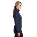 Sport-Tek Women's Sport-Wick Textured 1/4-Zip Pullover.