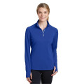 Sport-Tek Women's Sport-Wick Textured 1/4-Zip Pullover.