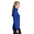 Sport-Tek Women's Sport-Wick Textured 1/4-Zip Pullover.
