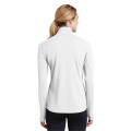 Sport-Tek Women's Sport-Wick Textured 1/4-Zip Pullover.
