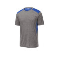 Sport-Tek PosiCharge Tri-Blend Wicking Draft Tee.