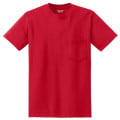 Gildan - DryBlend 50 Cotton/50 Poly Pocket T-Shirt.