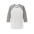 Next Level Apparel Adult Tri-Blend 3/4-Sleeve Raglan Tee.