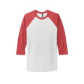 Next Level Apparel Adult Tri-Blend 3/4-Sleeve Raglan Tee.