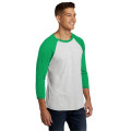 Next Level Apparel Adult Tri-Blend 3/4-Sleeve Raglan Tee.