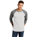 Next Level Apparel Adult Tri-Blend 3/4-Sleeve Raglan Tee.