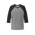Next Level Apparel Adult Tri-Blend 3/4-Sleeve Raglan Tee.