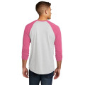 Next Level Apparel Adult Tri-Blend 3/4-Sleeve Raglan Tee.