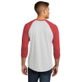 Next Level Apparel Adult Tri-Blend 3/4-Sleeve Raglan Tee.