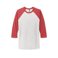 Next Level Apparel Adult Tri-Blend 3/4-Sleeve Raglan Tee.