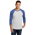 Next Level Apparel Adult Tri-Blend 3/4-Sleeve Raglan Tee.