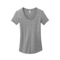 District Women's Fitted Very Important Tee Scoop Neck.