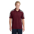 Sport-Tek Tricolor Shoulder Micropique Sport-Wick Polo.