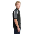 Sport-Tek Tricolor Shoulder Micropique Sport-Wick Polo.